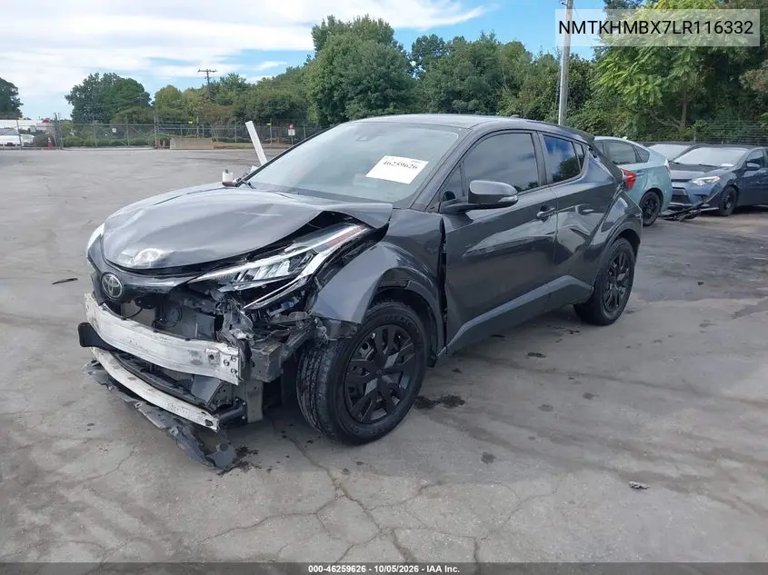 2020 TOYOTA C-HR VIN NMTKHMBX7LR116332 — фото 2