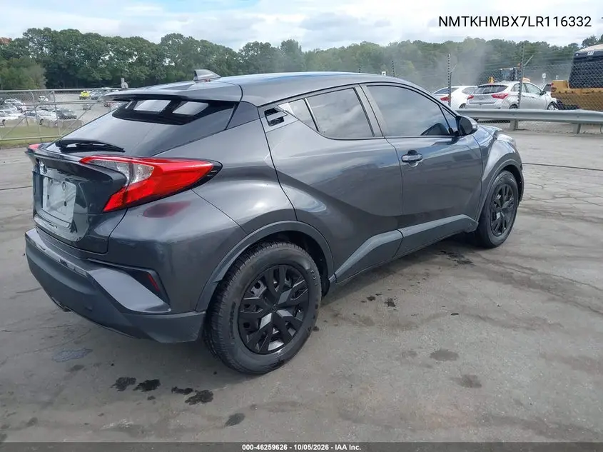 2020 TOYOTA C-HR VIN NMTKHMBX7LR116332 — фото 4