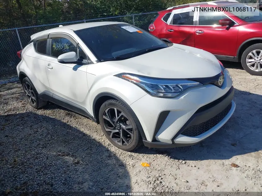 TOYOTA C-HR 2020, VIN JTNKHMBX0L1068117