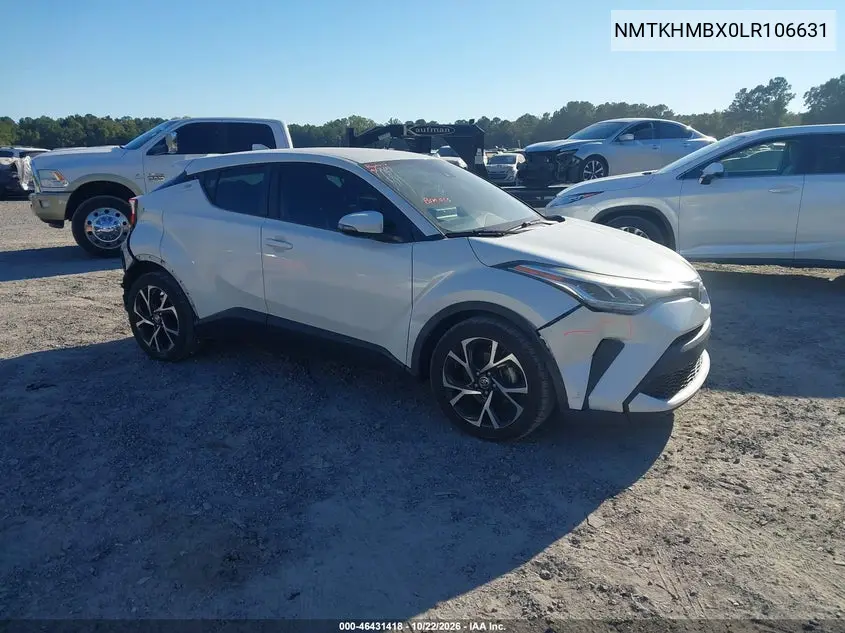 TOYOTA C-HR 2020, VIN NMTKHMBX0LR106631
