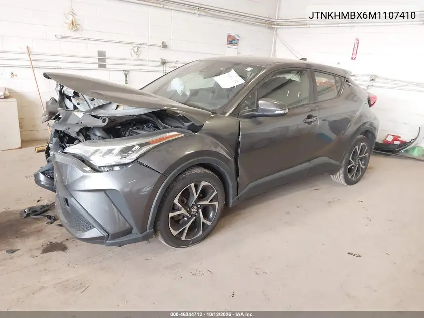 2021 TOYOTA C-HR VIN JTNKHMBX6M1107410 — фото 2