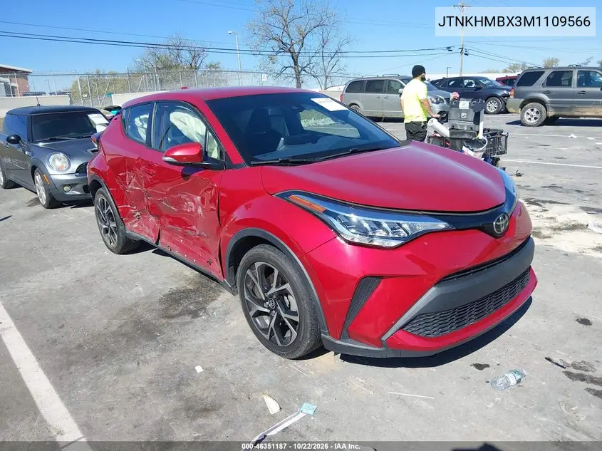 TOYOTA C-HR 2021, VIN JTNKHMBX3M1109566