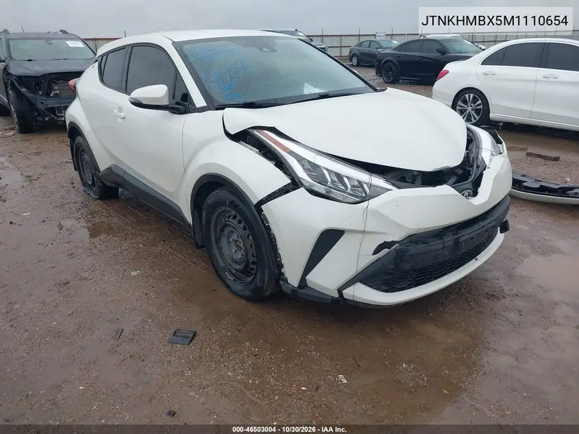 TOYOTA C-HR 2021, VIN JTNKHMBX5M1110654