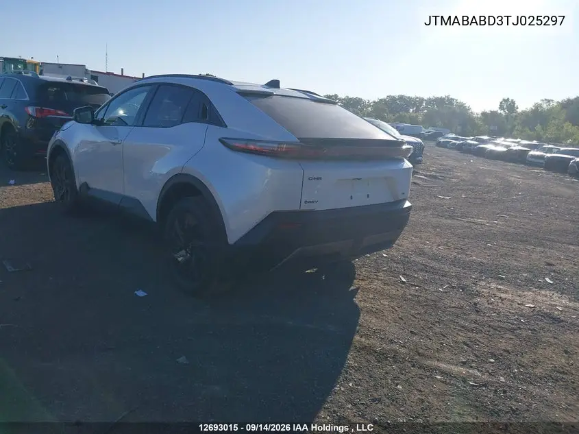 2026 TOYOTA C-HR VIN JTMABABD3TJ025297 — фото 3