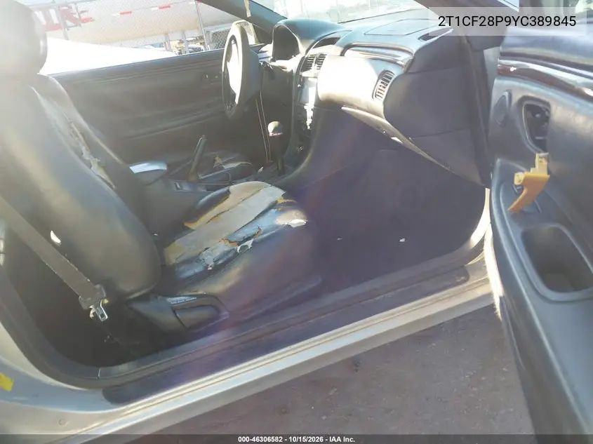 2000 TOYOTA CAMRY SOLARA VIN 2T1CF28P9YC389845 — фото 5