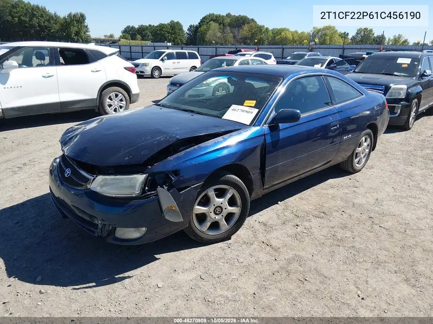 2001 TOYOTA CAMRY SOLARA VIN 2T1CF22P61C456190 — фото 2