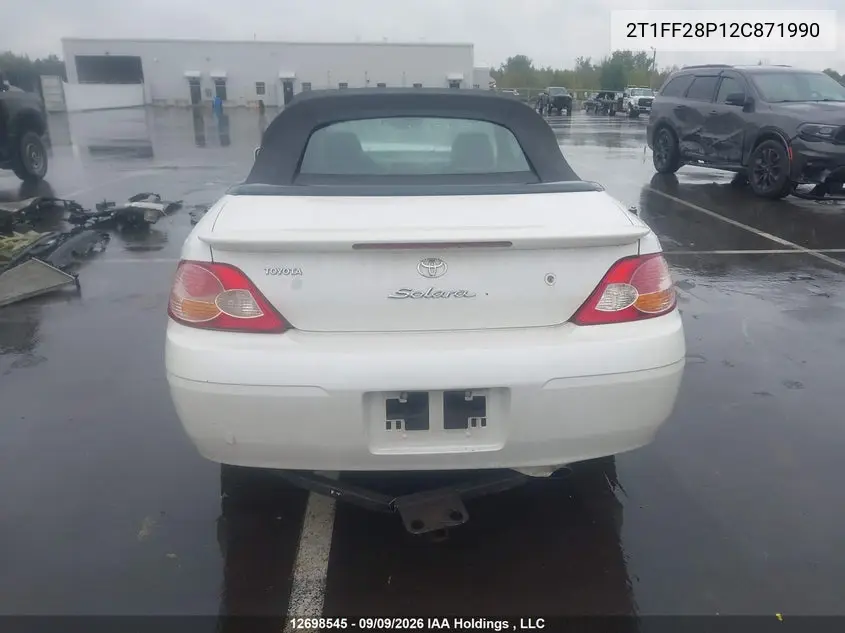 2002 TOYOTA CAMRY SOLARA VIN 2T1FF28P12C871990 — фото 17