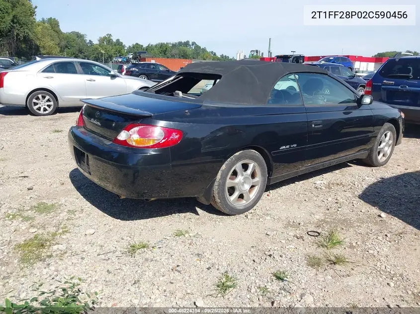 2002 TOYOTA CAMRY SOLARA VIN 2T1FF28P02C590456 — фото 4