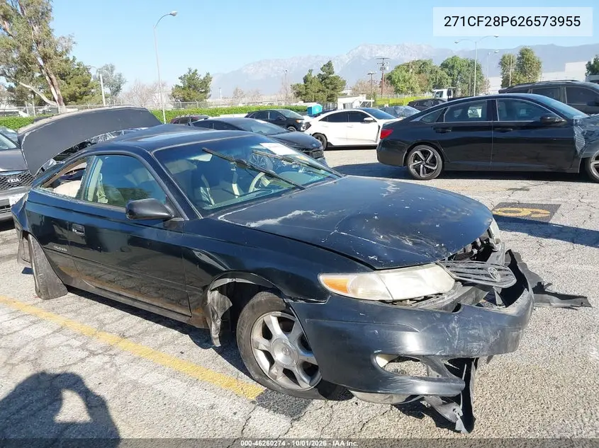 TOYOTA CAMRY SOLARA 2002, VIN 2T1CF28P626573955