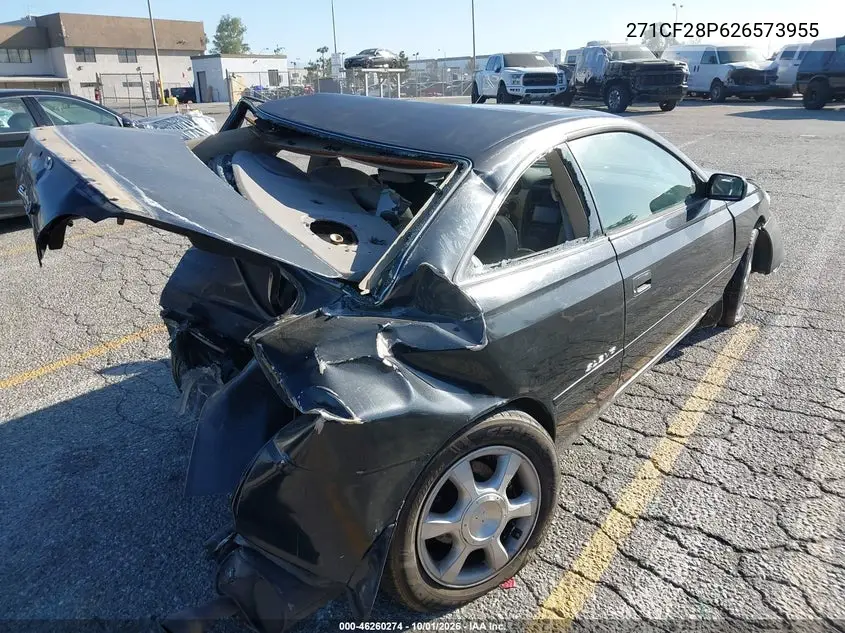 2002 TOYOTA CAMRY SOLARA VIN 2T1CF28P626573955 — фото 4