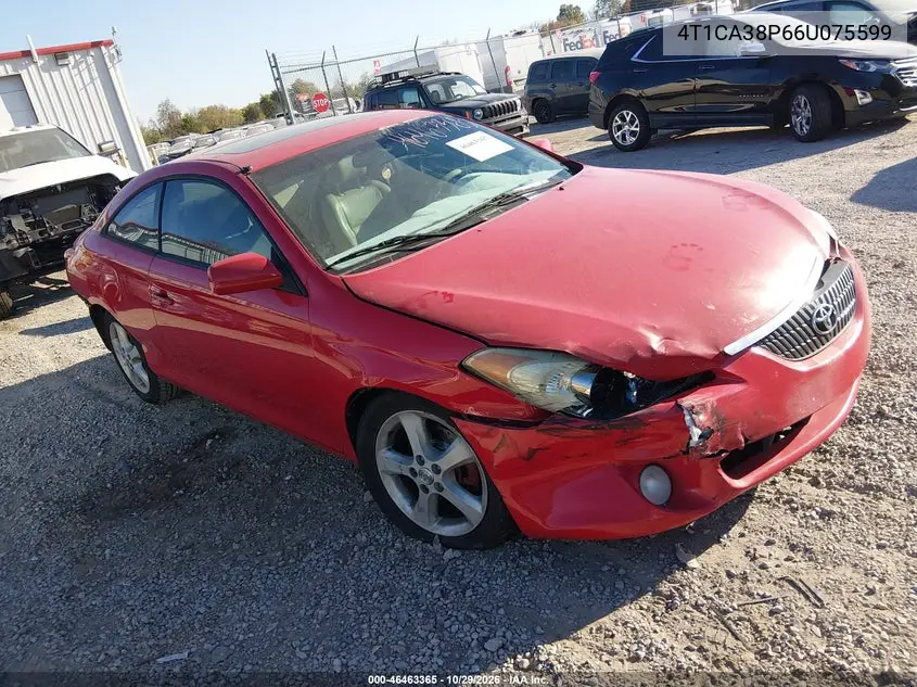 TOYOTA CAMRY SOLARA 2006, VIN 4T1CA38P66U075599