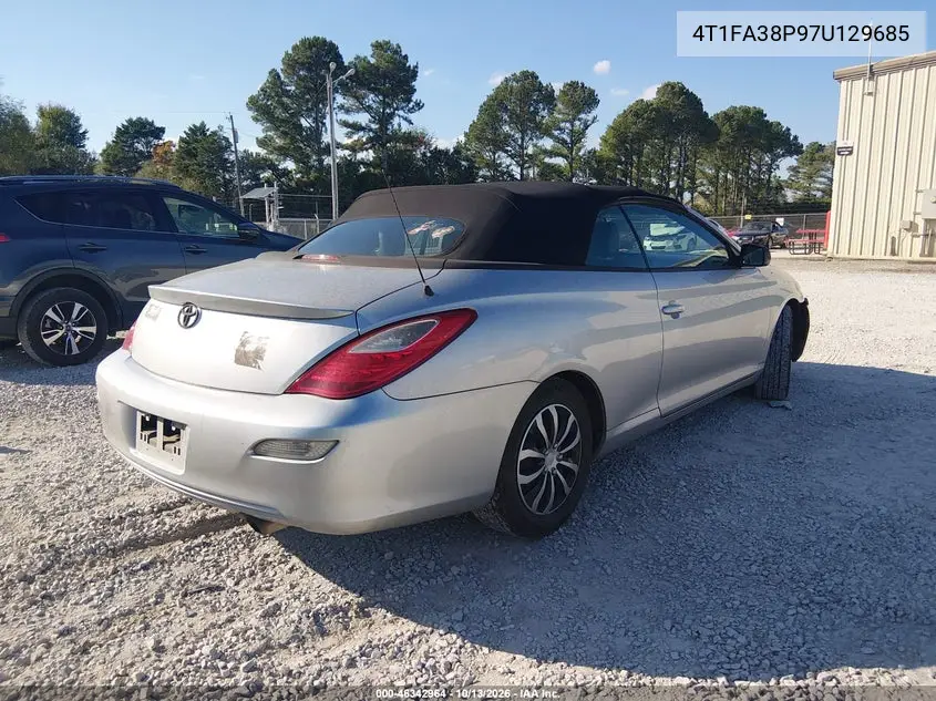 2007 TOYOTA CAMRY SOLARA VIN 4T1FA38P97U129685 — фото 4