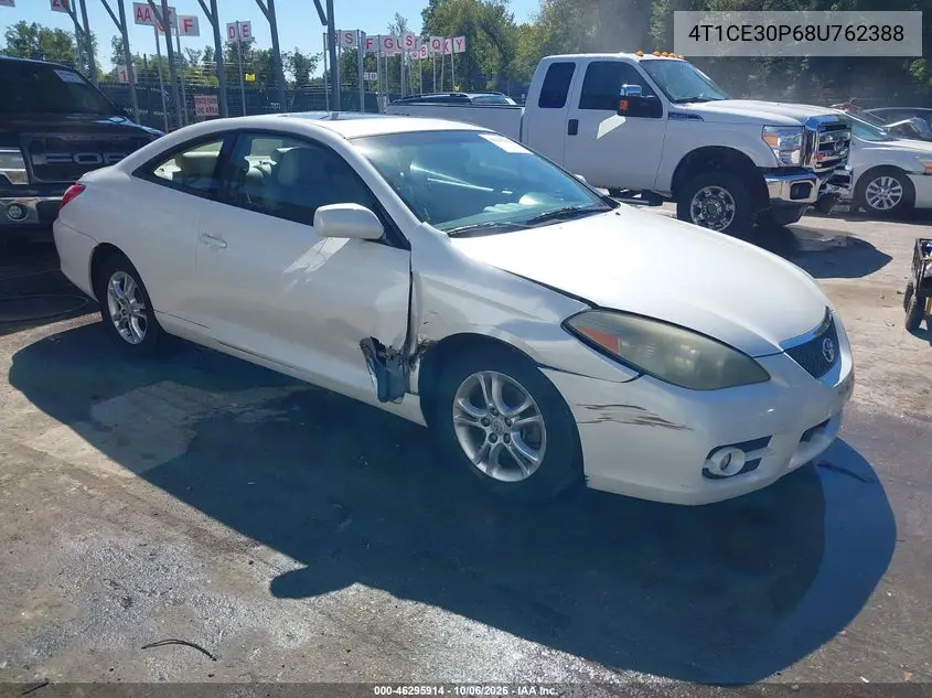 TOYOTA CAMRY SOLARA 2008, VIN 4T1CE30P68U762388