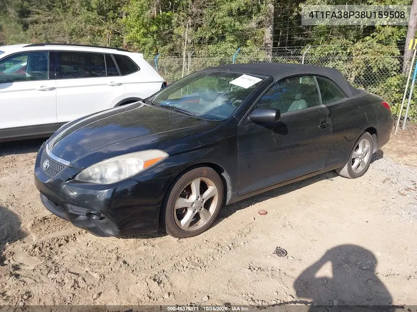 2008 TOYOTA CAMRY SOLARA VIN 4T1FA38P38U159508 — фото 2