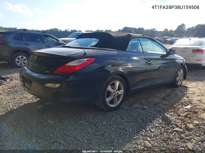 2008 TOYOTA CAMRY SOLARA VIN 4T1FA38P38U159508 — фото 4