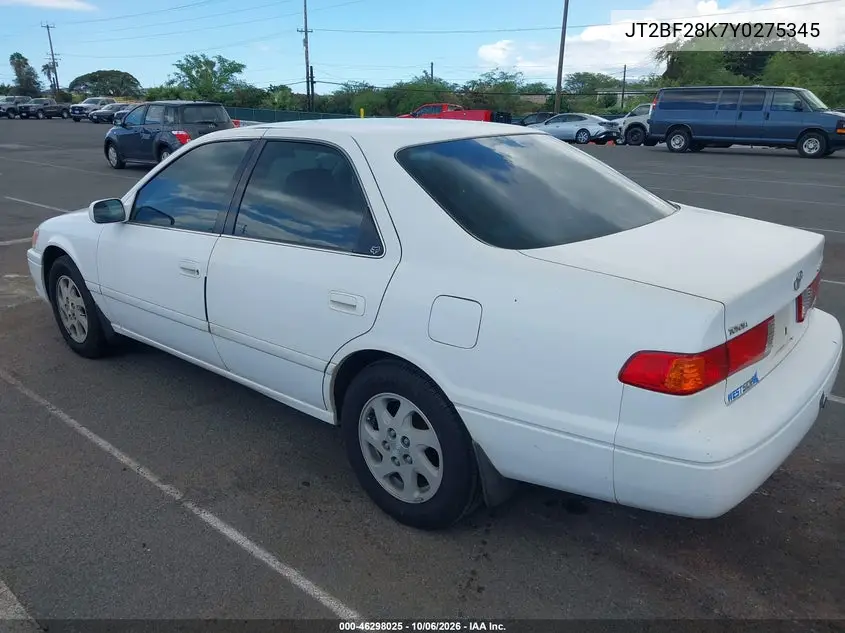 2000 TOYOTA CAMRY VIN JT2BF28K7Y0275345 — фото 3
