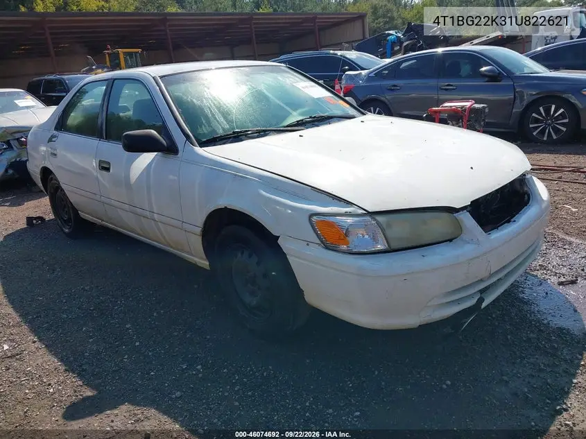 TOYOTA CAMRY 2001, VIN 4T1BG22K31U822621