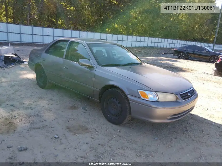 TOYOTA CAMRY 2001, VIN 4T1BF22K01U130061