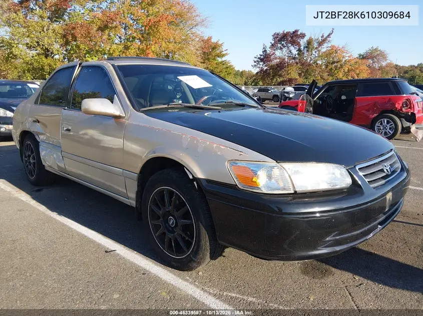 TOYOTA CAMRY 2001, VIN JT2BF28K610309684