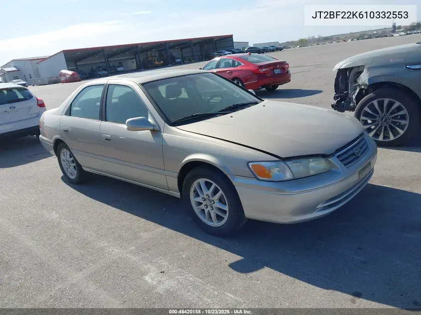 TOYOTA CAMRY 2001, VIN JT2BF22K610332553