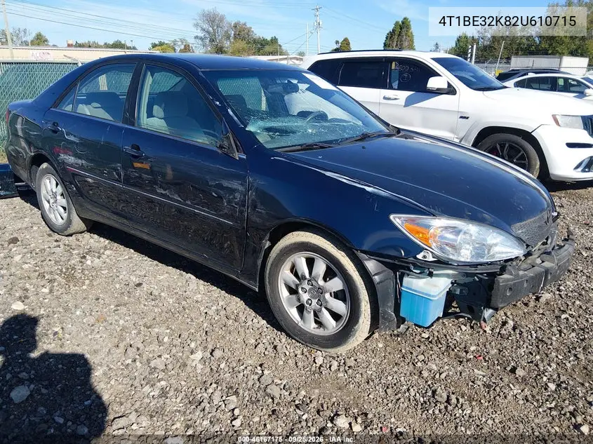 TOYOTA CAMRY 2002, VIN 4T1BE32K82U610715