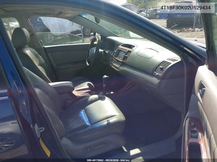 2002 TOYOTA CAMRY VIN 4T1BF30K02U529434 — фото 5