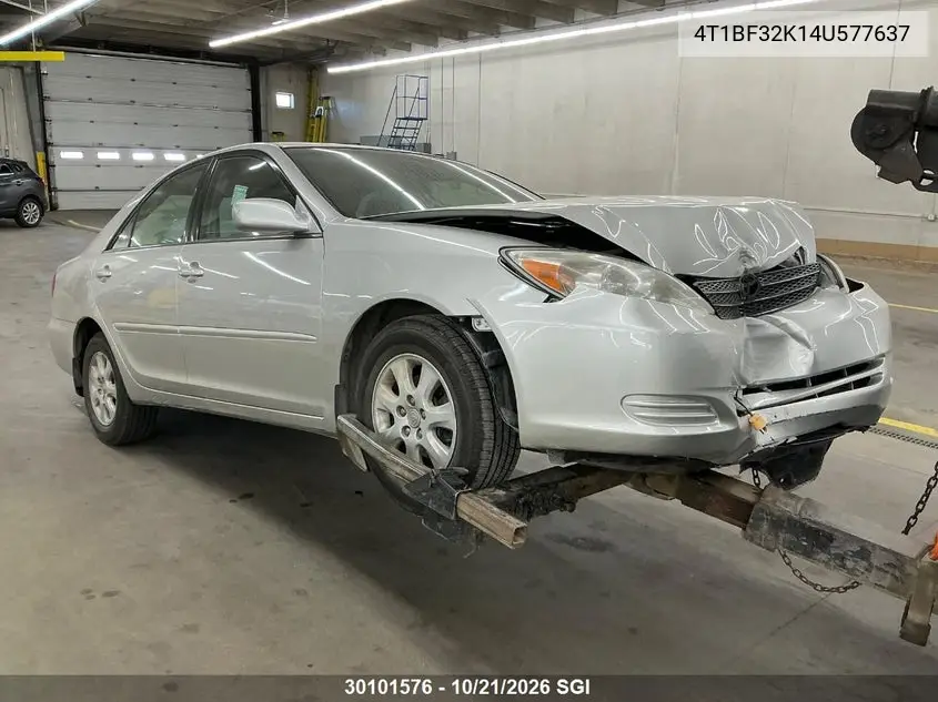 TOYOTA CAMRY 2004, VIN 4T1BF32K14U577637