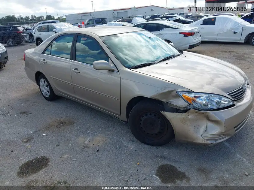 TOYOTA CAMRY 2004, VIN 4T1BE32K84U266886