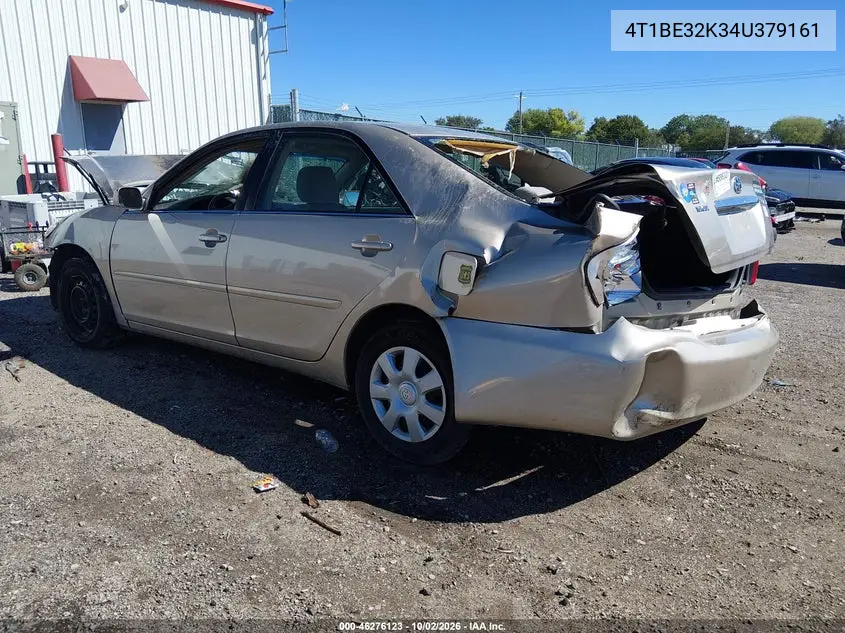 2004 TOYOTA CAMRY VIN 4T1BE32K34U379161 — фото 3