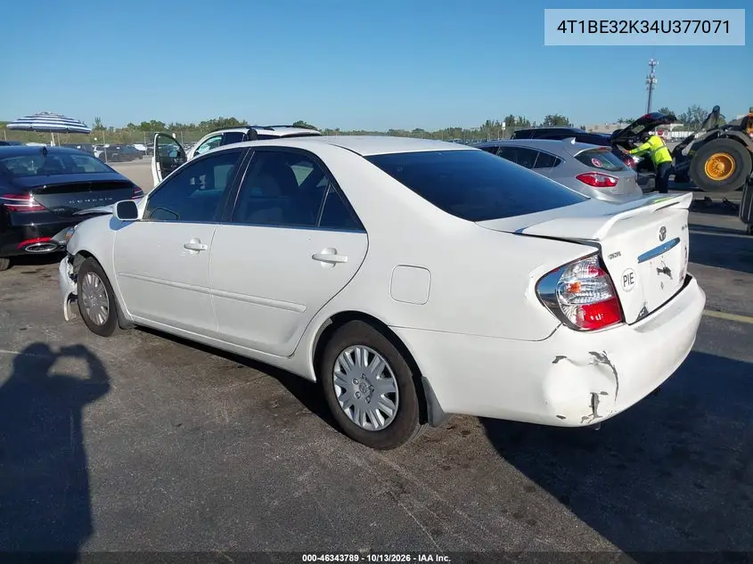 2004 TOYOTA CAMRY VIN 4T1BE32K34U377071 — фото 3