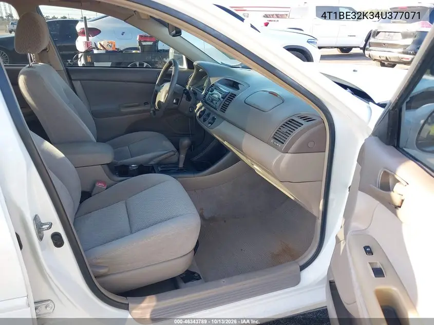2004 TOYOTA CAMRY VIN 4T1BE32K34U377071 — фото 5