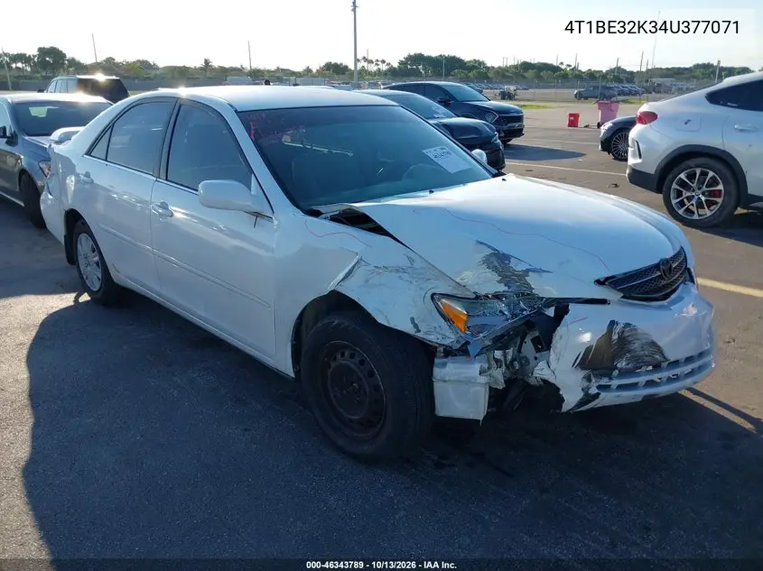 2004 TOYOTA CAMRY VIN 4T1BE32K34U377071 — фото 6