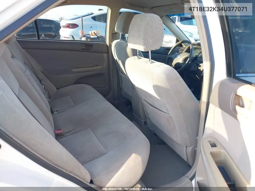 2004 TOYOTA CAMRY VIN 4T1BE32K34U377071 — фото 8