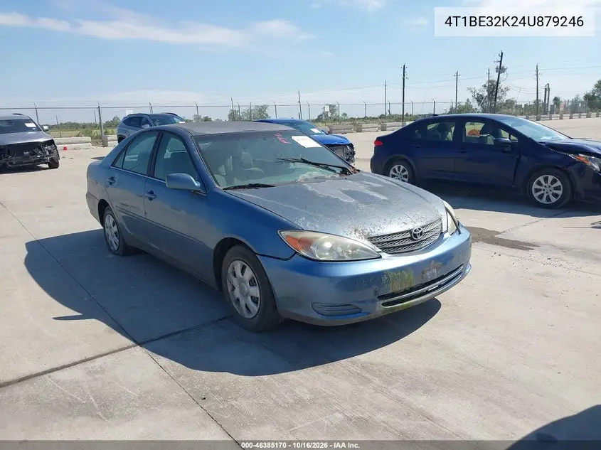 TOYOTA CAMRY 2004, VIN 4T1BE32K24U879246