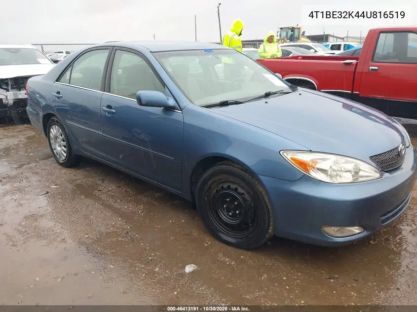 TOYOTA CAMRY 2004, VIN 4T1BE32K44U816519
