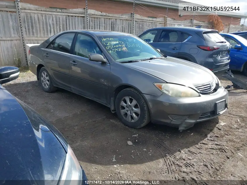 TOYOTA CAMRY 2005, VIN 4T1BF32K15U592544