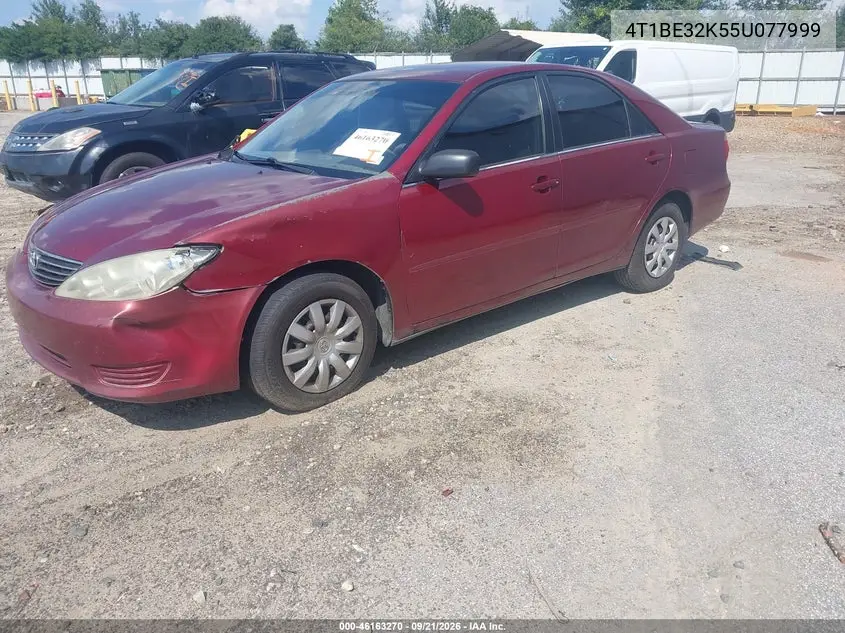 2005 TOYOTA CAMRY VIN 4T1BE32K55U077999 — фото 2
