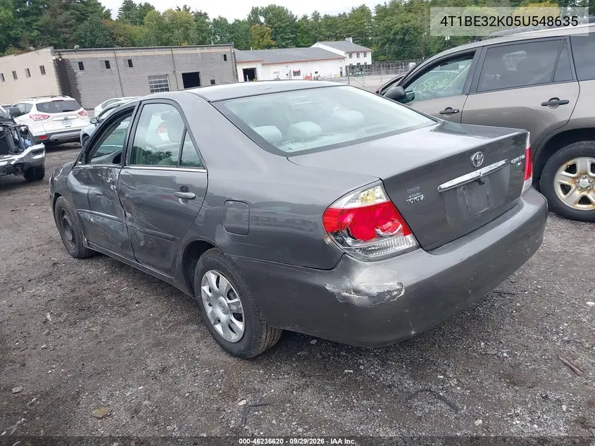2005 TOYOTA CAMRY VIN 4T1BE32K05U548635 — фото 3