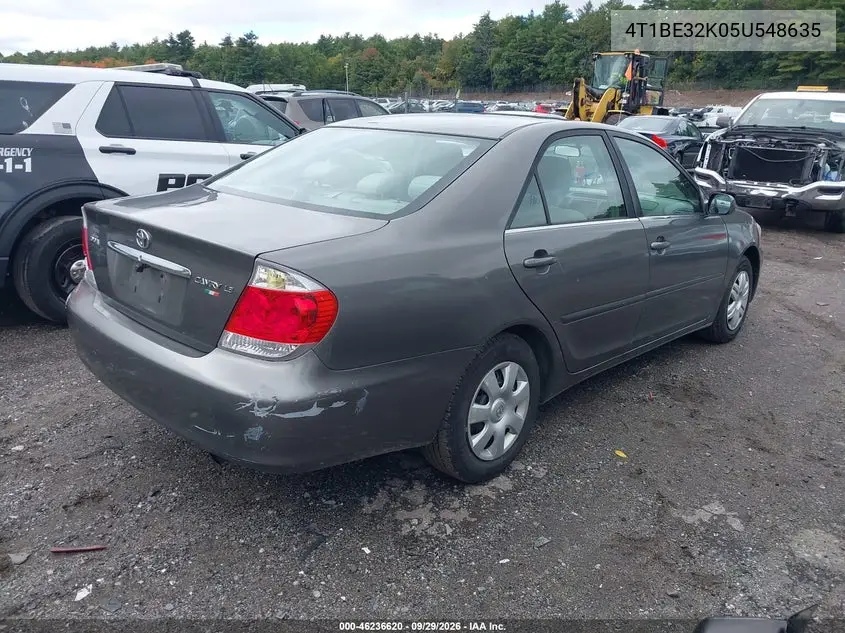 2005 TOYOTA CAMRY VIN 4T1BE32K05U548635 — фото 4