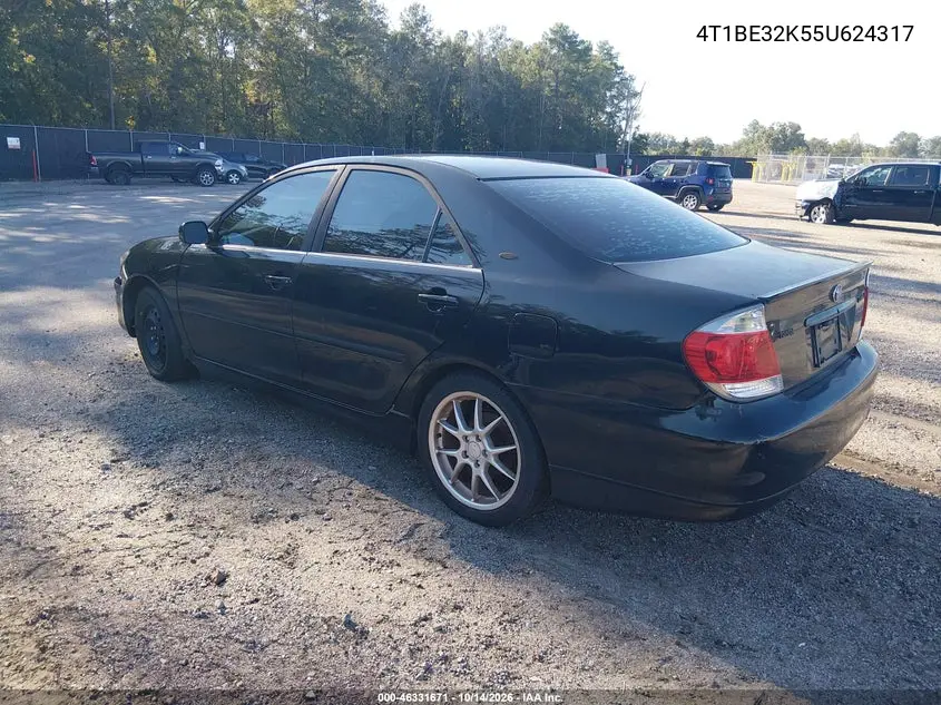 2005 TOYOTA CAMRY VIN 4T1BE32K55U624317 — фото 3