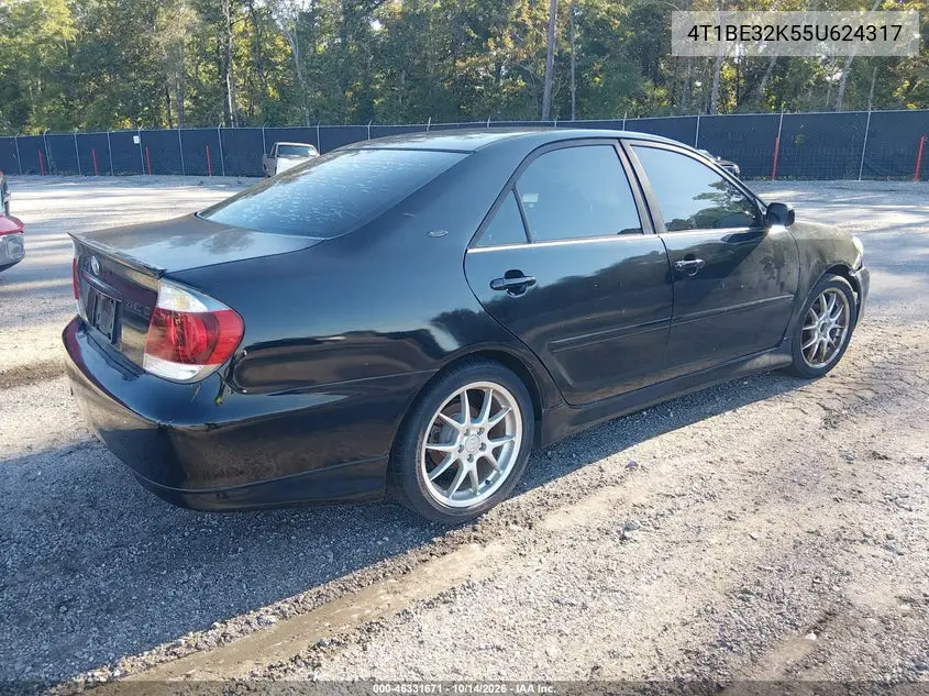 2005 TOYOTA CAMRY VIN 4T1BE32K55U624317 — фото 4