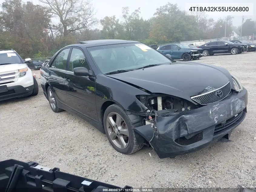 TOYOTA CAMRY 2005, VIN 4T1BA32K55U506800