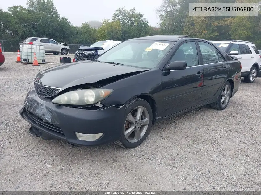 2005 TOYOTA CAMRY VIN 4T1BA32K55U506800 — фото 2