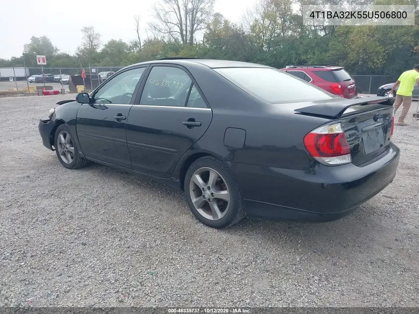 2005 TOYOTA CAMRY VIN 4T1BA32K55U506800 — фото 3