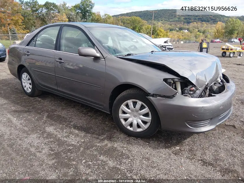 TOYOTA CAMRY 2005, VIN 4T1BE32K15U956626