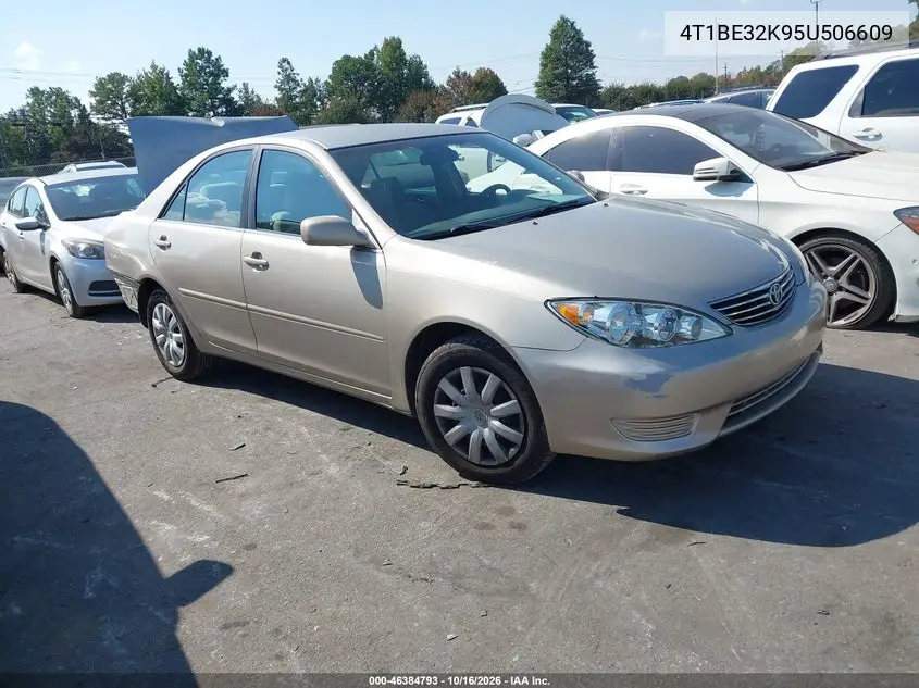TOYOTA CAMRY 2005, VIN 4T1BE32K95U506609