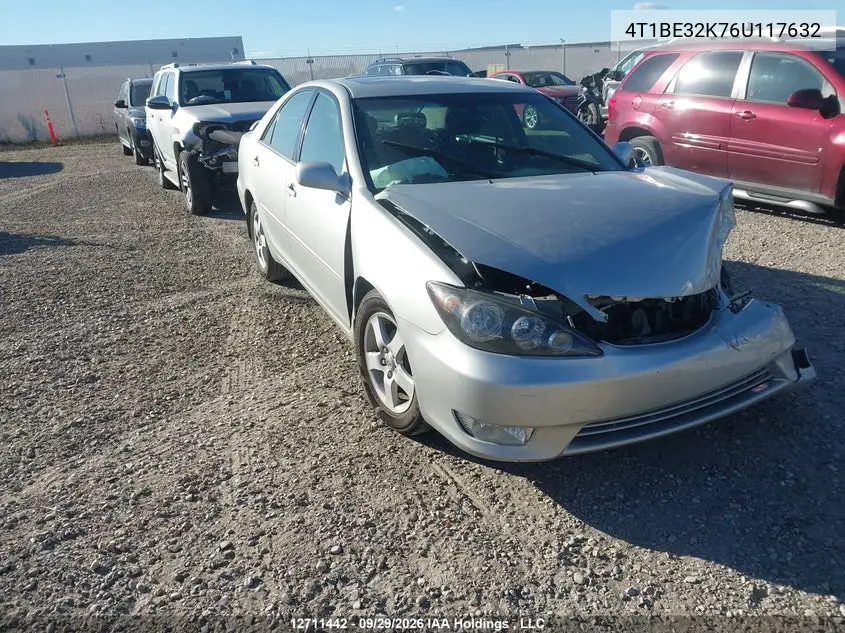 TOYOTA CAMRY 2006, VIN 4T1BE32K76U117632
