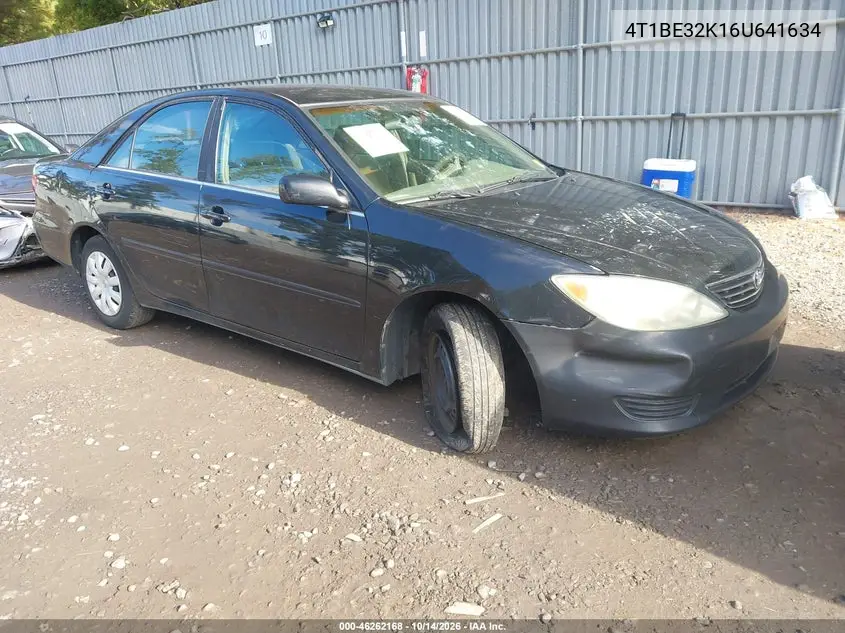 TOYOTA CAMRY 2006, VIN 4T1BE32K16U641634