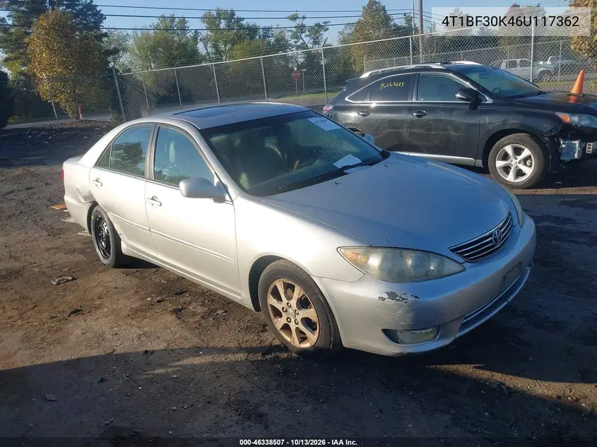 TOYOTA CAMRY 2006, VIN 4T1BF30K46U117362