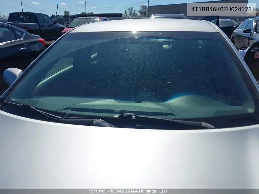 2007 TOYOTA CAMRY VIN 4T1BB46K07U024171 — фото 17